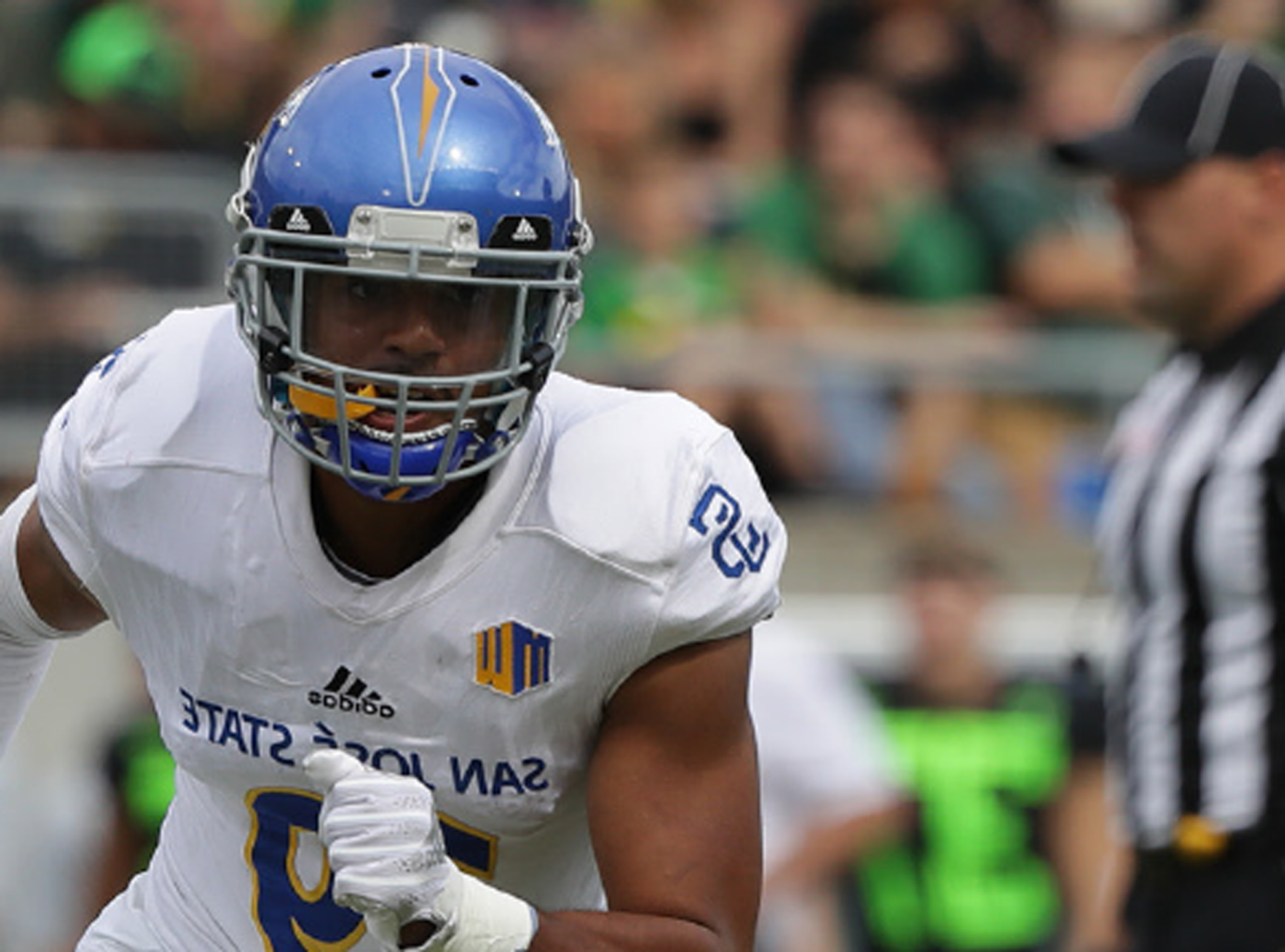 SJSU football player